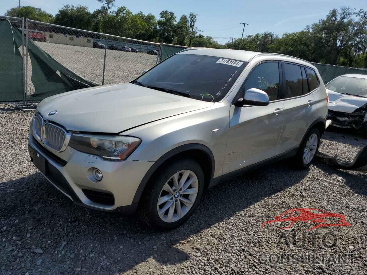 BMW X3 2016 - 5UXWZ7C50G0R32353