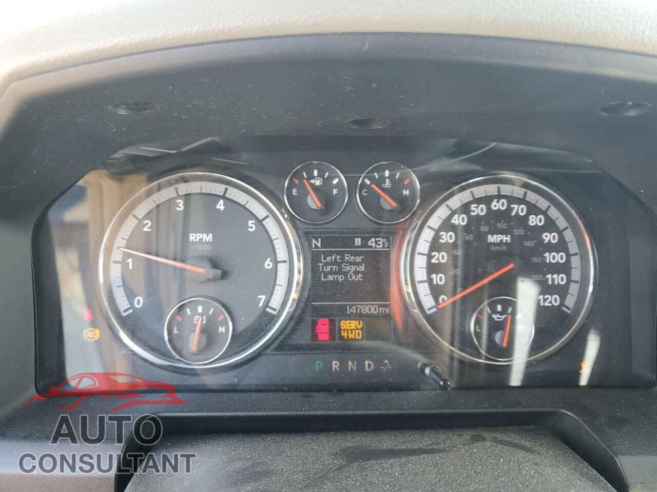 DODGE RAM 1500 2012 - 1C6RD7LT5CS319629