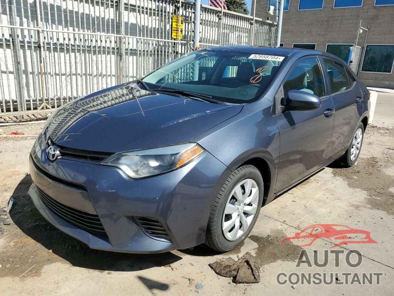 TOYOTA COROLLA 2016 - 2T1BURHEXGC658569