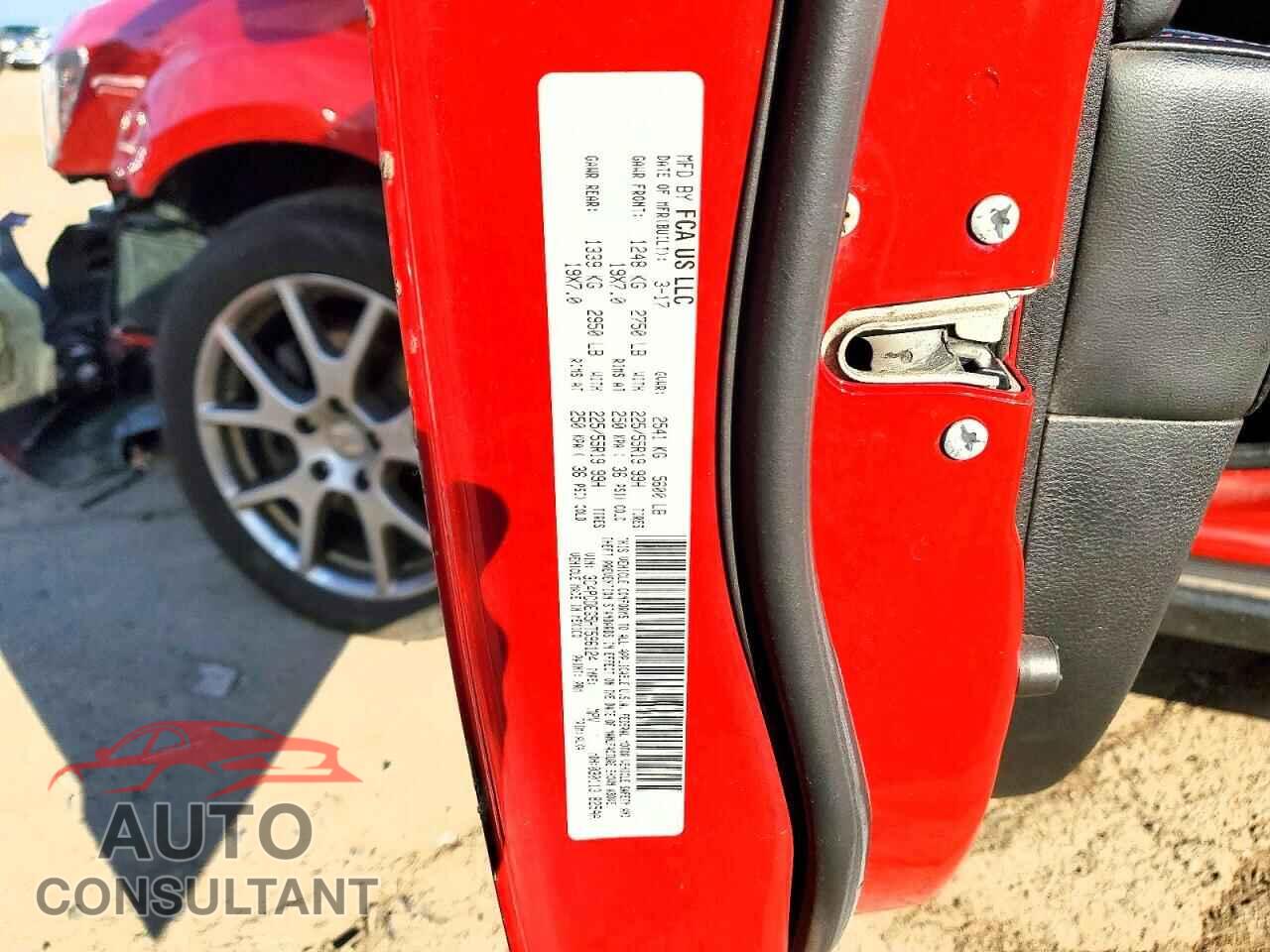 DODGE JOURNEY 2017 - 3C4PDDEG5HT596124