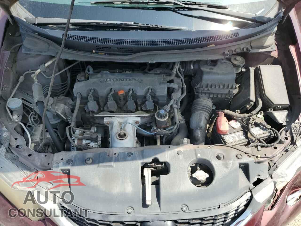 HONDA CIVIC 2013 - 19XFB2F89DE260438