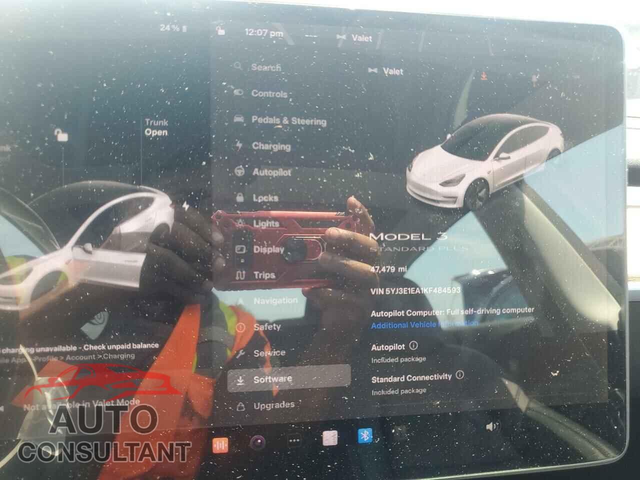 TESLA MODEL 3 2019 - 5YJ3E1EA1KF484593