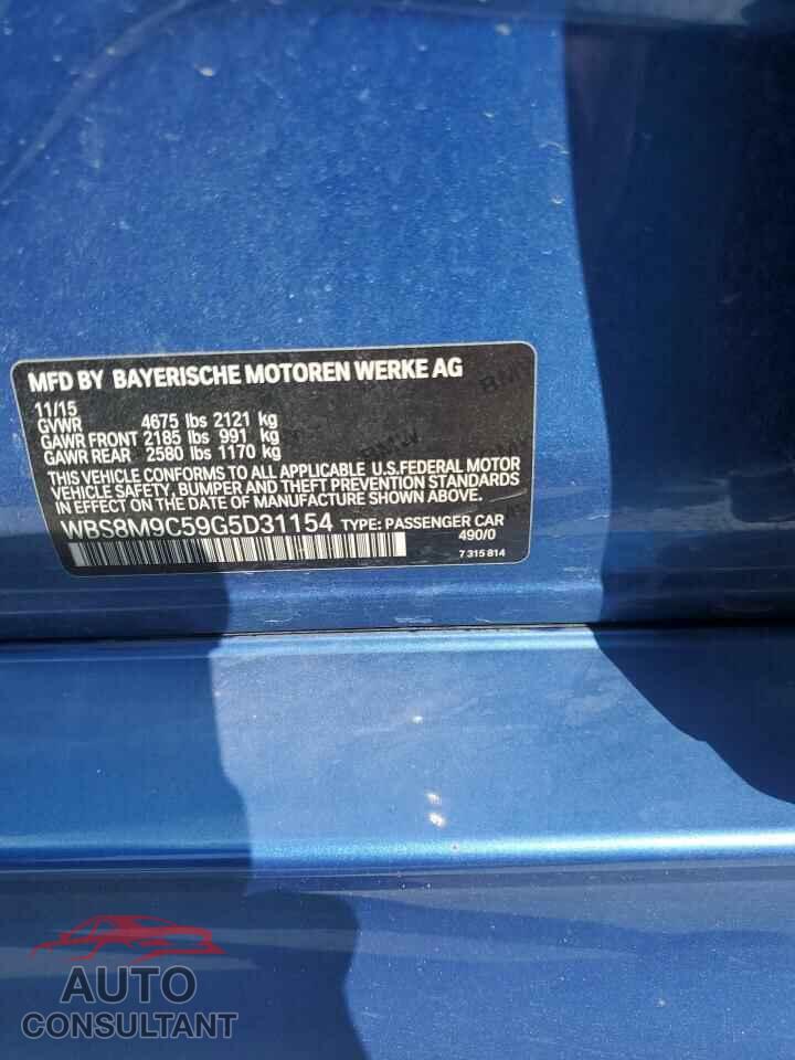 BMW M3 2016 - WBS8M9C59G5D31154