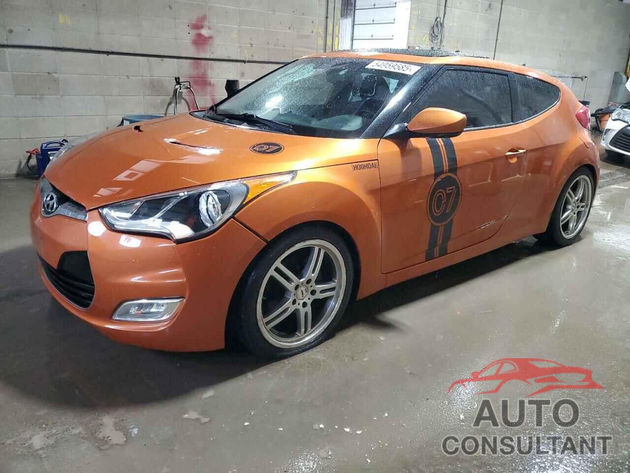 HYUNDAI VELOSTER 2012 - KMHTC6AD4CU023265