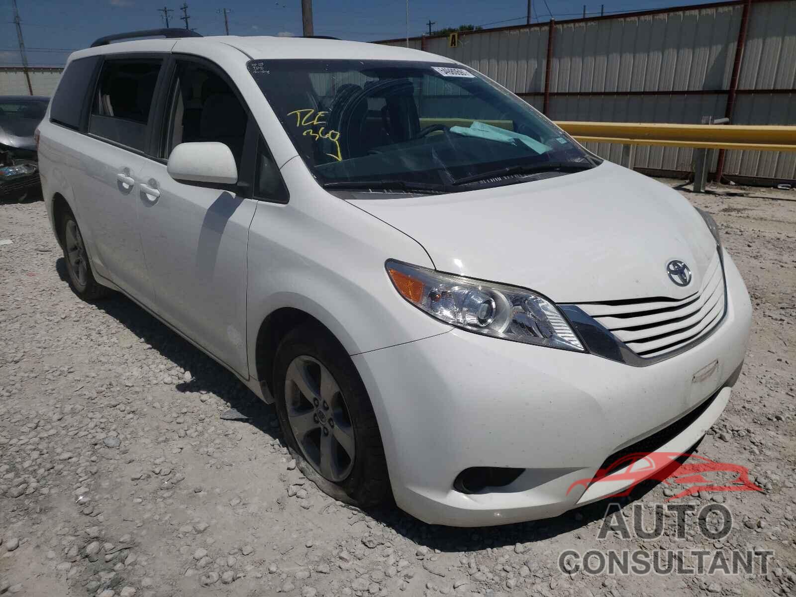 TOYOTA SIENNA 2017 - 5TDKZ3DC3HS787197