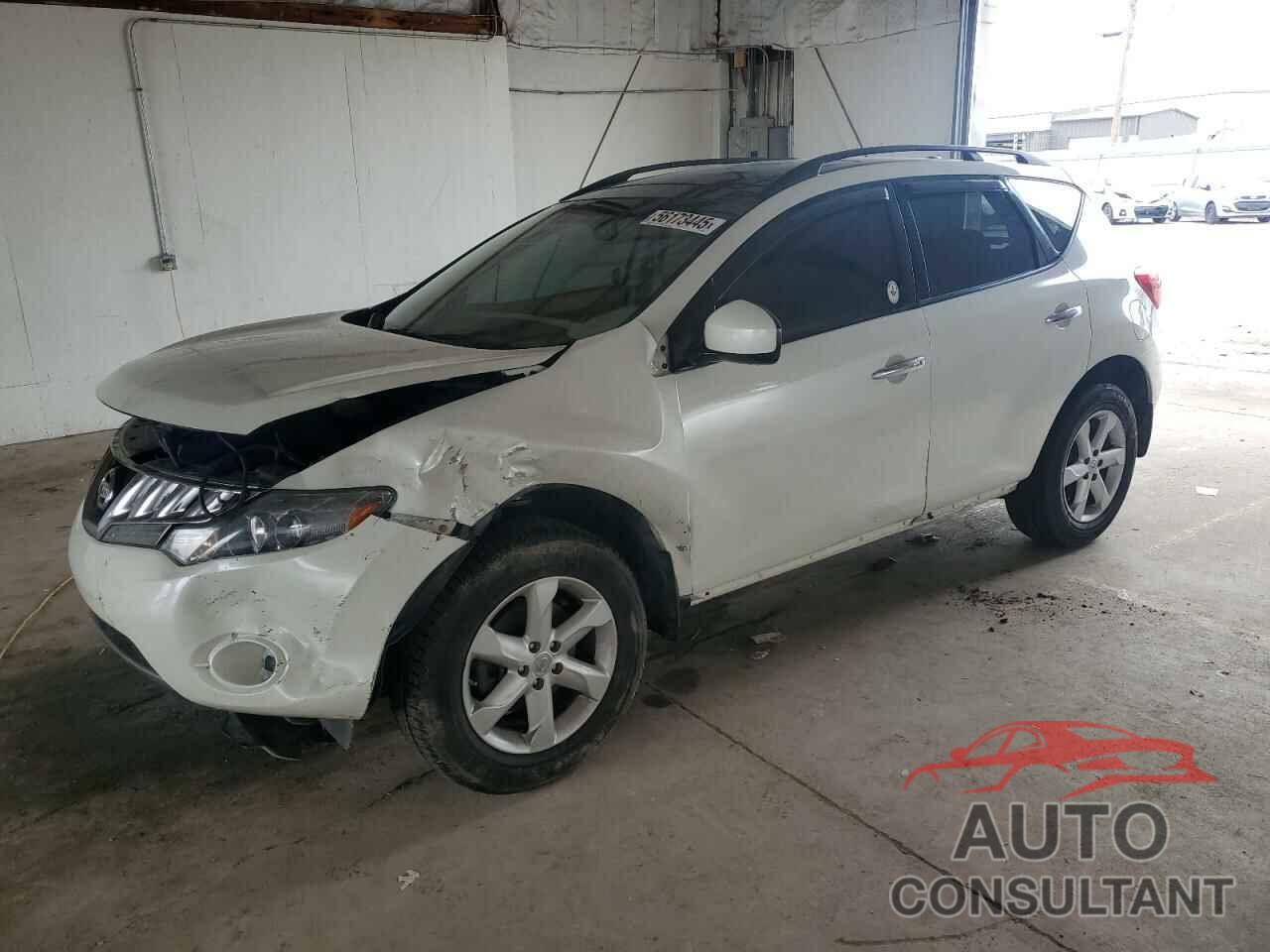 NISSAN MURANO 2010 - JN8AZ1MW7AW118709