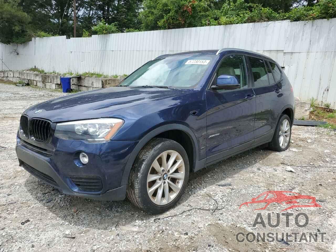 BMW X3 2015 - 5UXWY3C58F0E96865