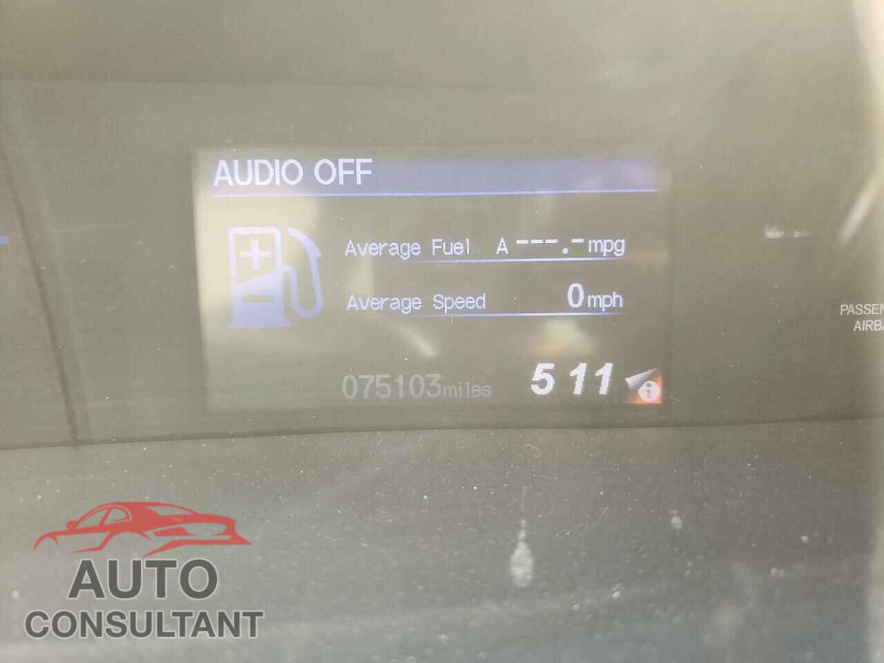 HONDA CIVIC 2012 - 2HGFB2F54CH568255
