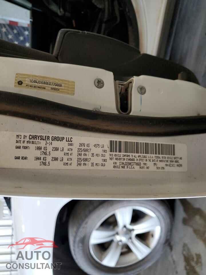 JEEP COMPASS 2014 - 1C4NJDEB0ED770669
