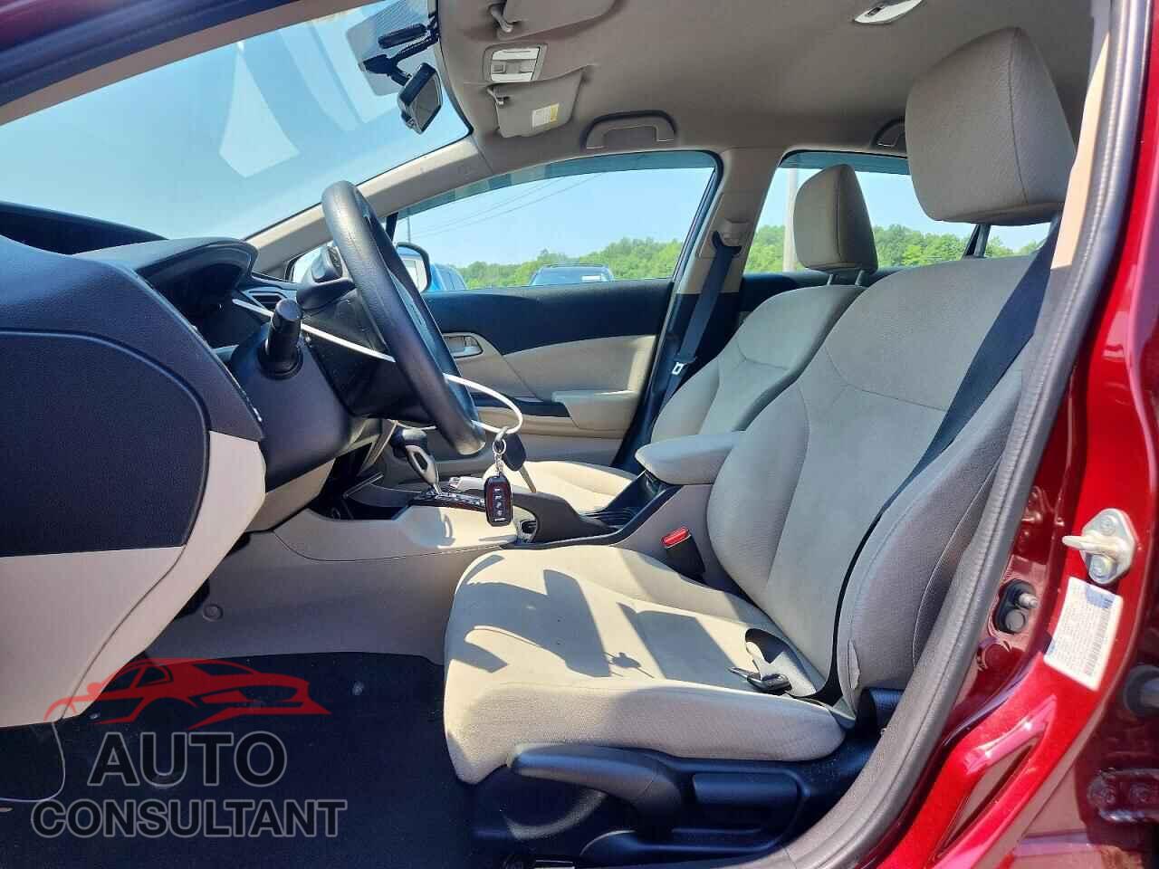 HONDA CIVIC 2013 - 2HGFB2F5XDH586289