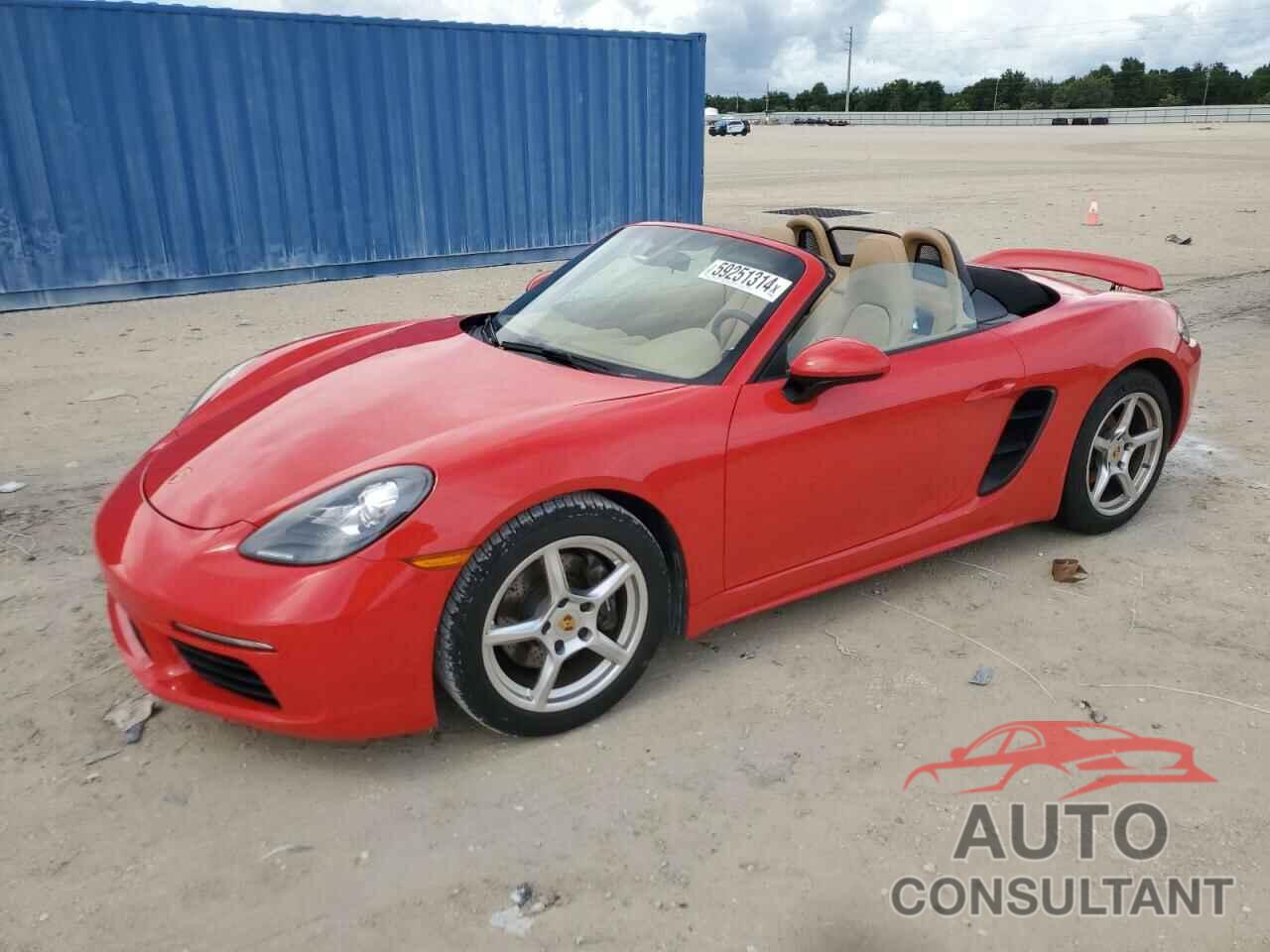 PORSCHE BOXSTER 2017 - WP0CA2A87HS220701