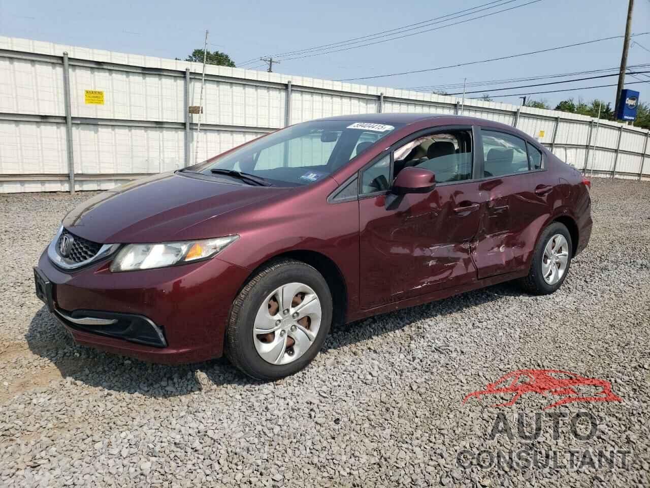 HONDA CIVIC 2013 - 19XFB2F58DE259822