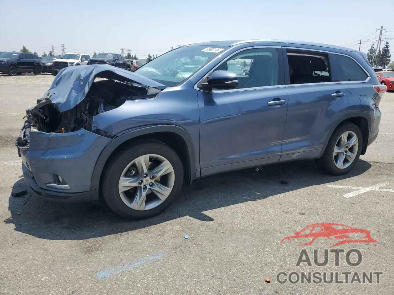 TOYOTA HIGHLANDER 2015 - 5TDDKRFH4FS100847