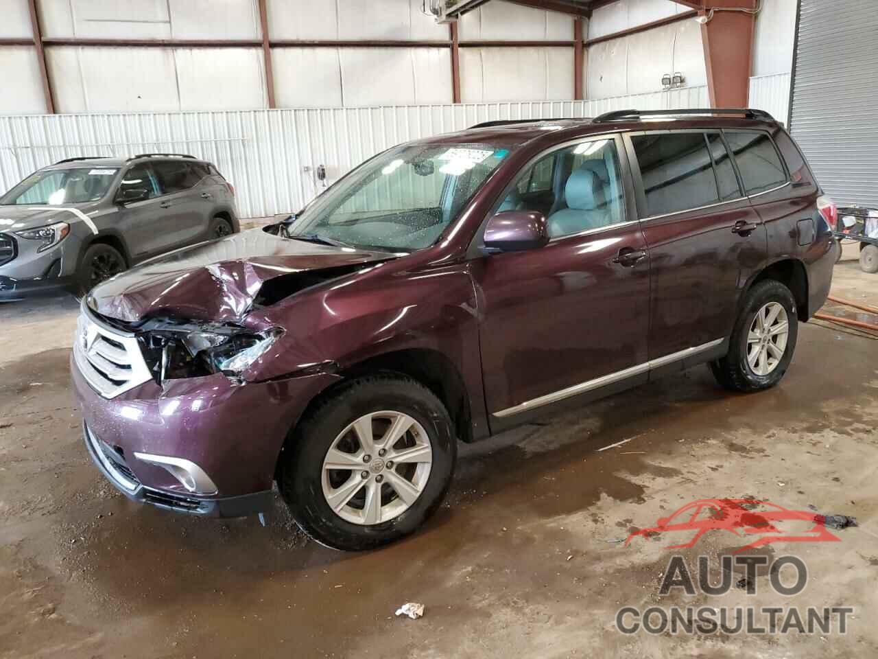 TOYOTA HIGHLANDER 2012 - 5TDBK3EH8CS137773