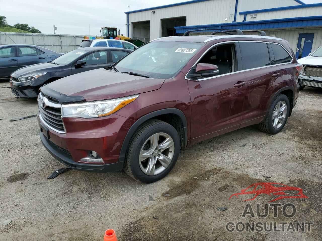 TOYOTA HIGHLANDER 2015 - 5TDDKRFH3FS191965
