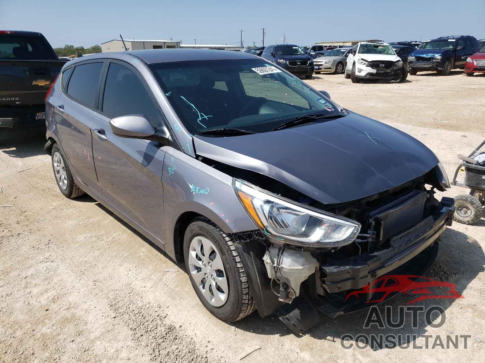 HYUNDAI ACCENT 2016 - KMHCT5AE7GU284530