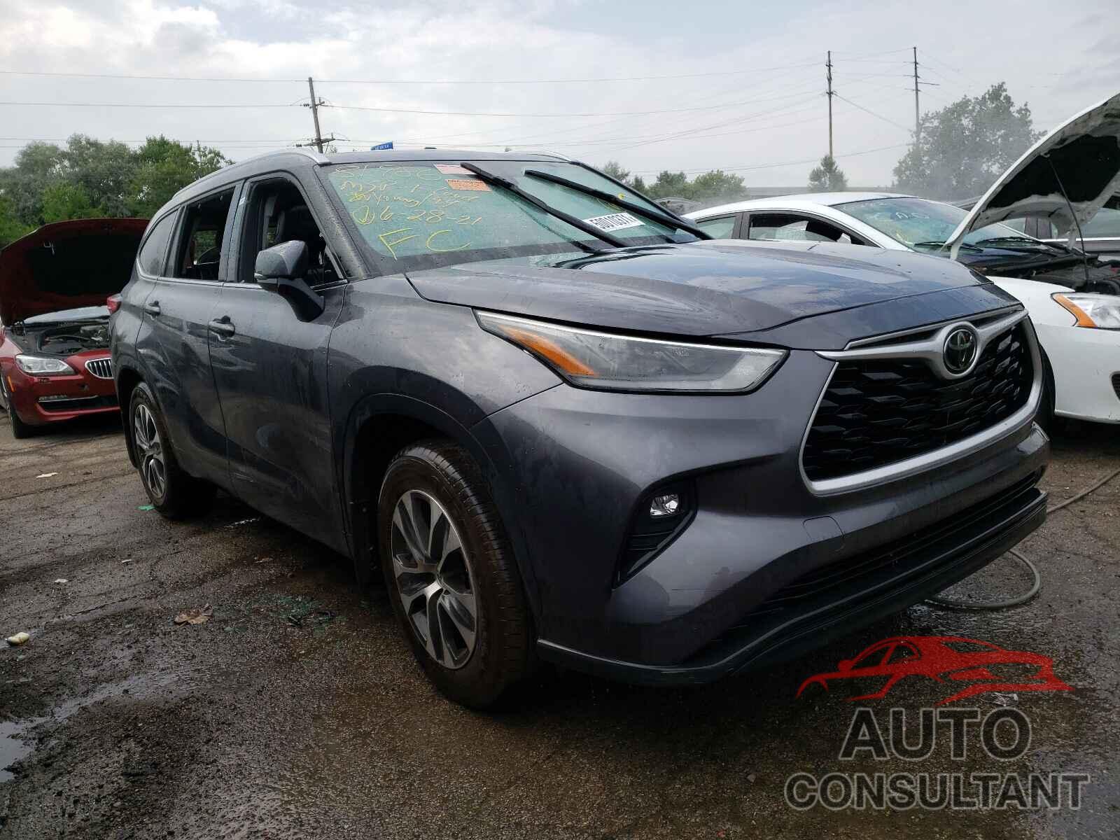 TOYOTA HIGHLANDER 2021 - 5TDGZRBH4MS536013