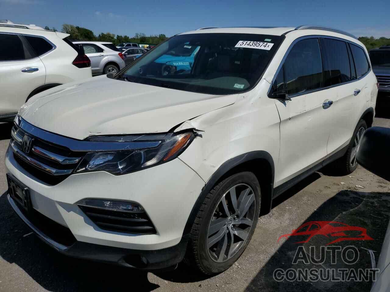 HONDA PILOT 2016 - 5FNYF6H93GB024067