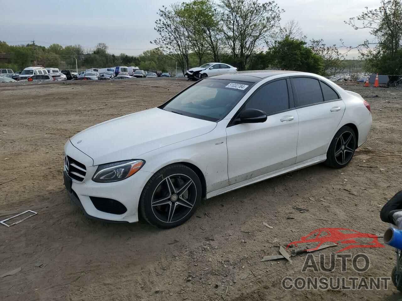 MERCEDES-BENZ C-CLASS 2017 - 55SWF4KB2HU195691