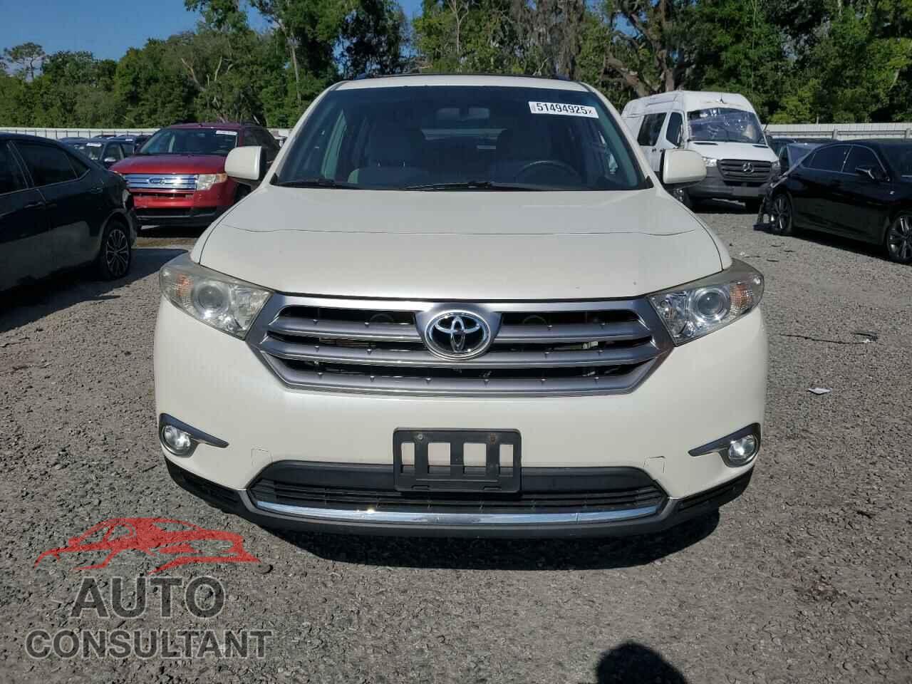TOYOTA HIGHLANDER 2012 - 5TDZA3EH9CS017241