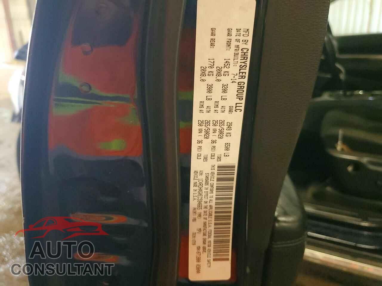 DODGE DURANGO 2014 - 1C4RDHAG0EC594665