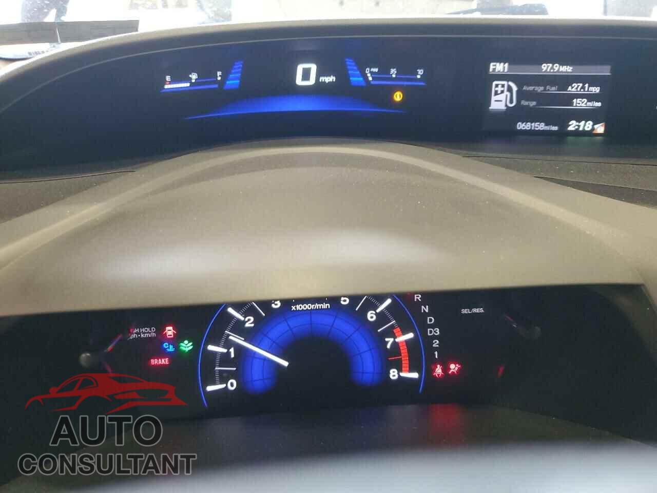 HONDA CIVIC 2012 - 19XFB2F51CE341423