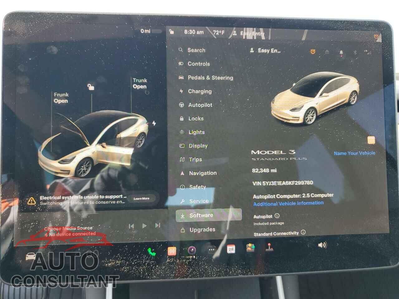 TESLA MODEL 3 2019 - 5YJ3E1EA6KF299780