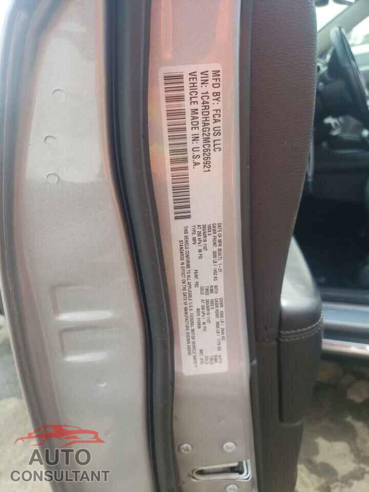 DODGE DURANGO 2021 - 1C4RDHAG2MC626921