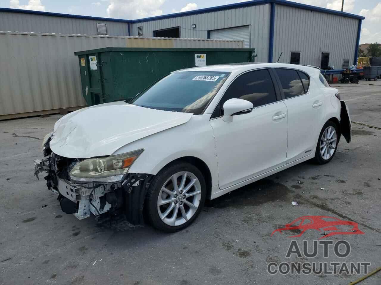 LEXUS CT 200 2013 - JTHKD5BH3D2136158