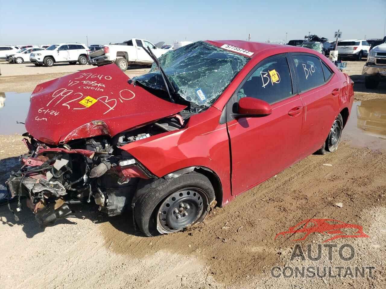 TOYOTA COROLLA 2017 - 5YFBURHE7HP699923