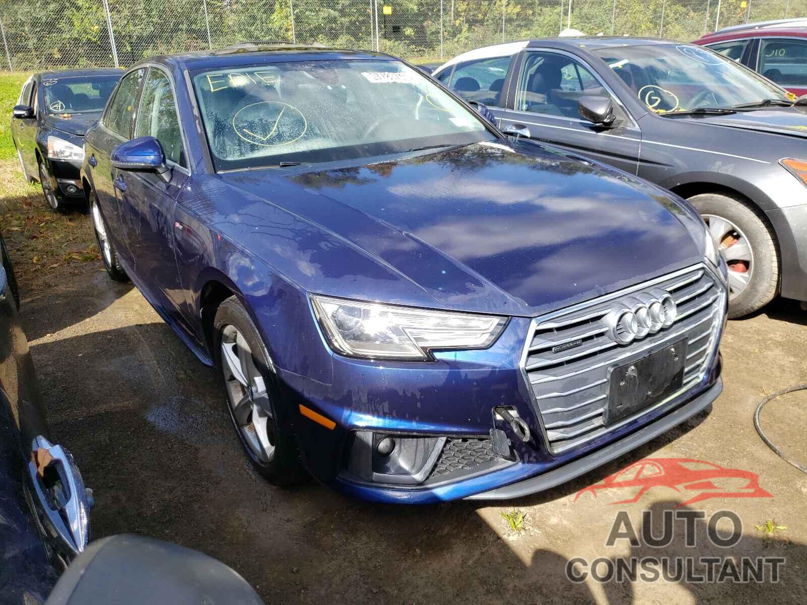 AUDI A4 2019 - WAUDNAF42KA022336