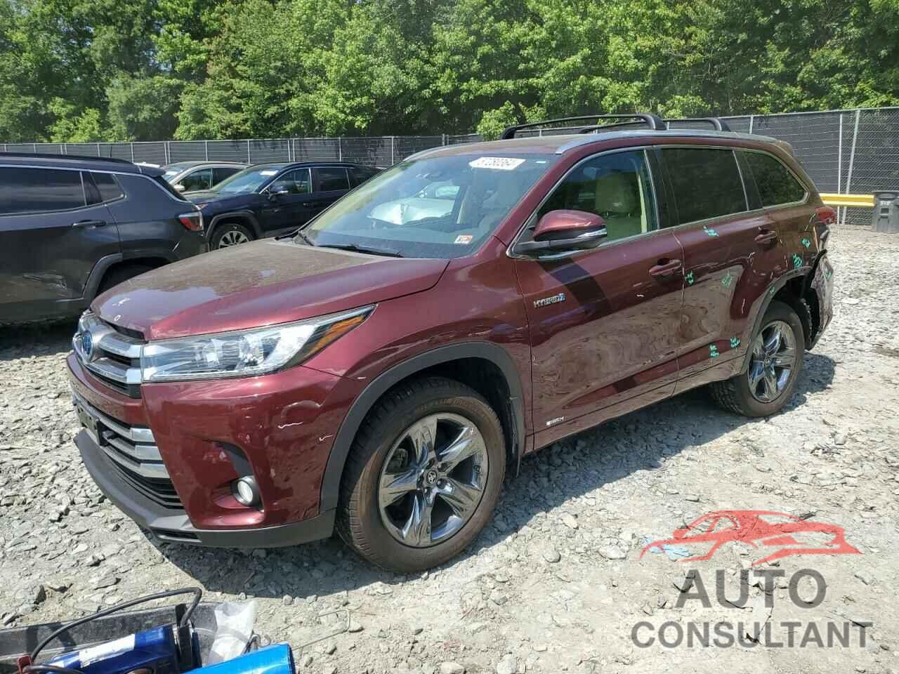 TOYOTA HIGHLANDER 2017 - 5TDDGRFH5HS027427