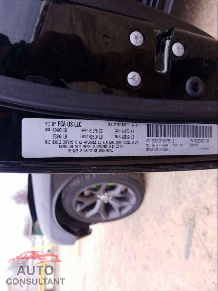 DODGE CHALLENGER 2019 - 2C3CDZBT6KH705112
