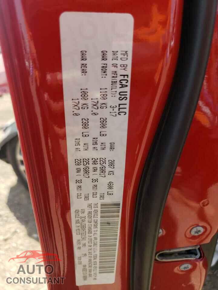 JEEP COMPASS 2017 - 3C4NJDBBXHT631541