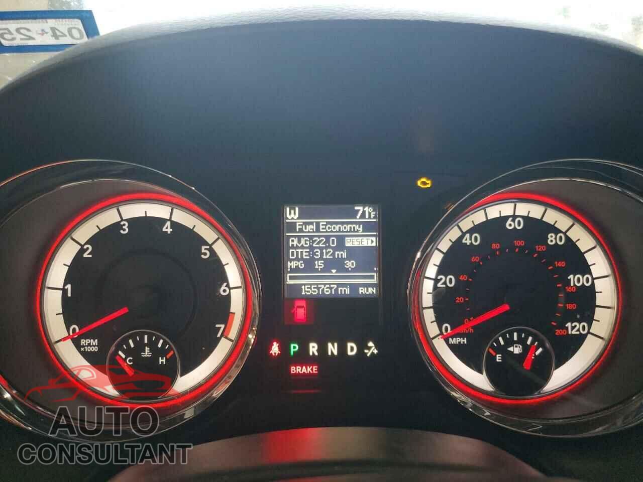DODGE CARAVAN 2016 - 2C4RDGEG8GR319219