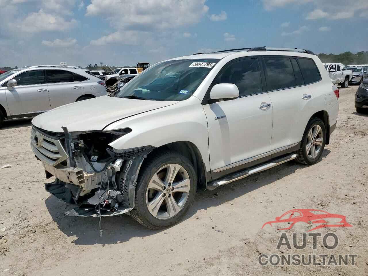 TOYOTA HIGHLANDER 2012 - 5TDYK3EH7CS066902
