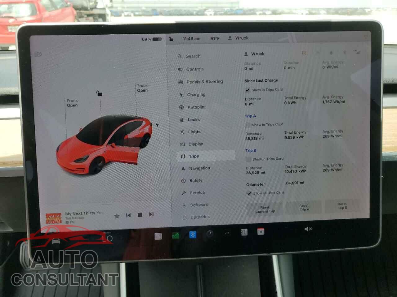 TESLA MODEL 3 2018 - 5YJ3E1EA0JF048123