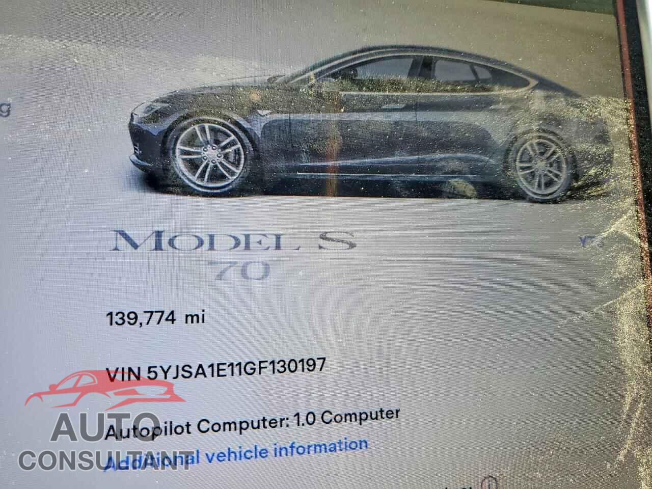 TESLA MODEL S 2016 - 5YJSA1E11GF130197