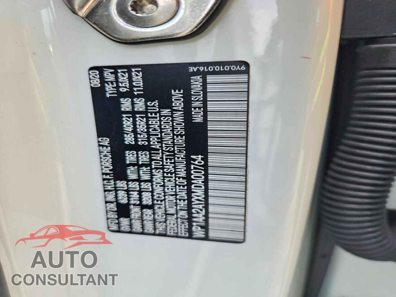 PORSCHE CAYENNE 2021 - WP1AA2AYXMDA00764