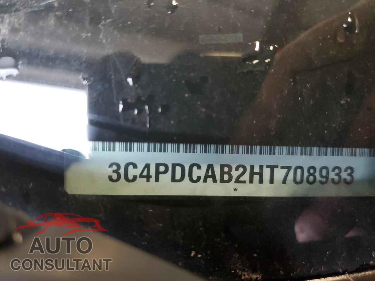 DODGE JOURNEY 2017 - 3C4PDCAB2HT708933