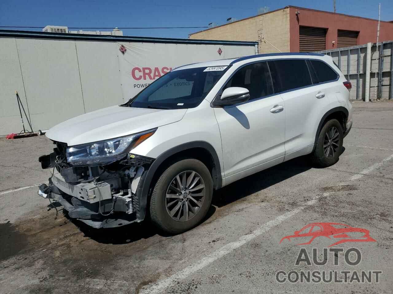 TOYOTA HIGHLANDER 2018 - 5TDKZRFHXJS272439