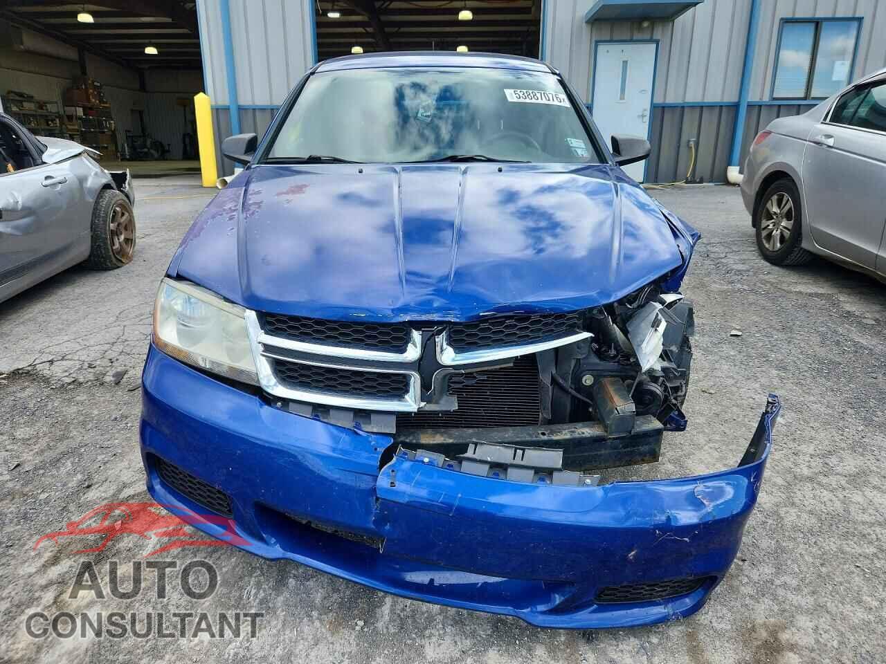 DODGE AVENGER 2013 - 1C3CDZAG7DN717333