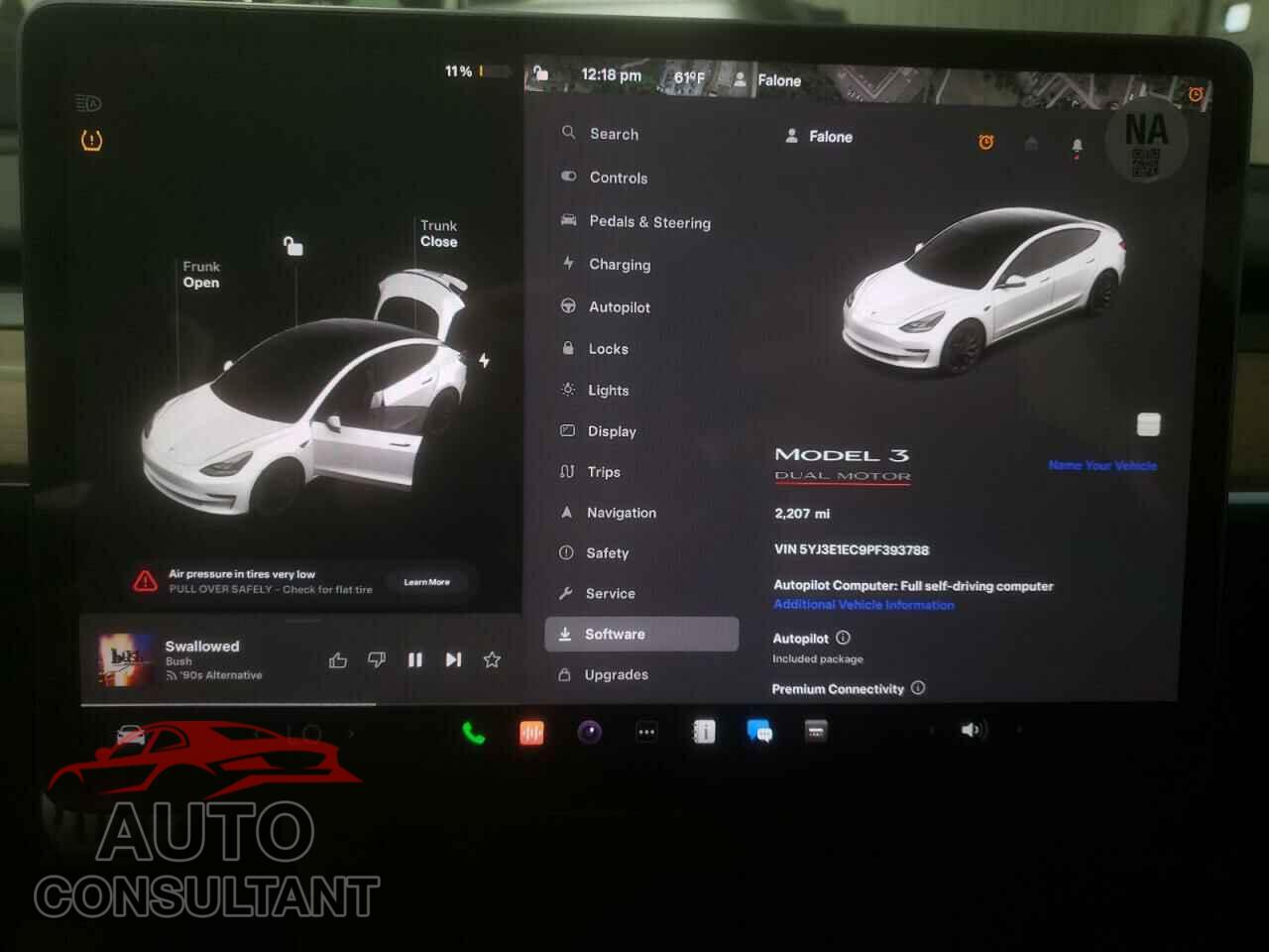 TESLA MODEL 3 2023 - 5YJ3E1EC9PF393788