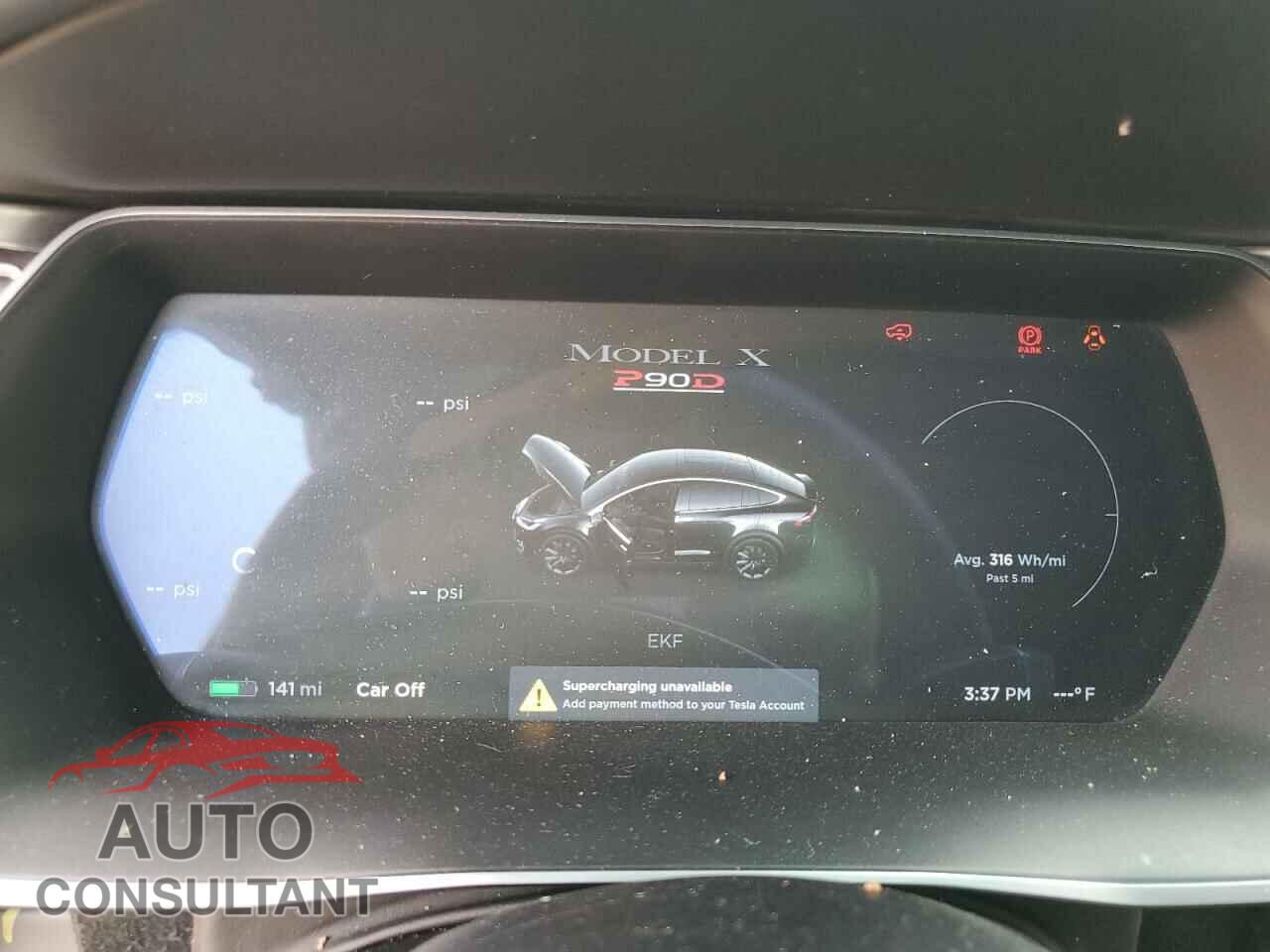 TESLA MODEL X 2016 - 5YJXCAE41GF004514