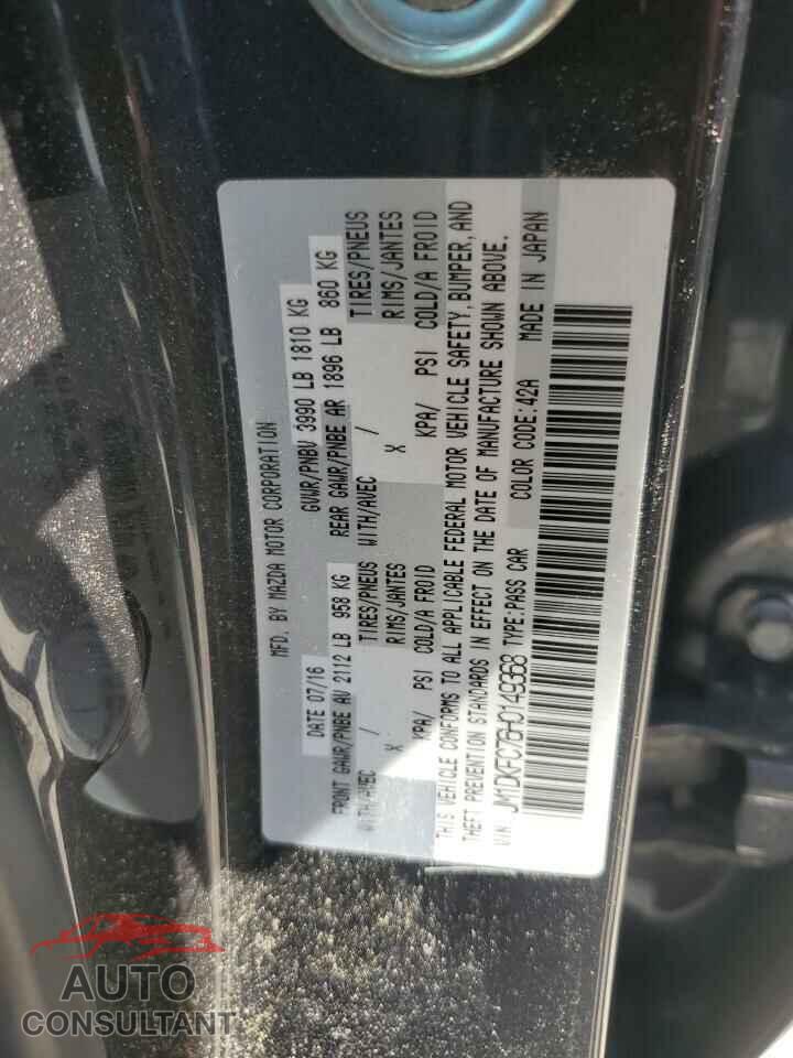 MAZDA CX-3 2017 - JM1DKFC76H0149368