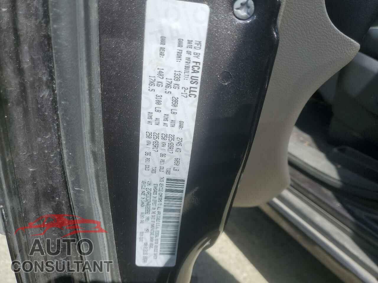 DODGE CARAVAN 2017 - 2C4RDGCG2HR685892