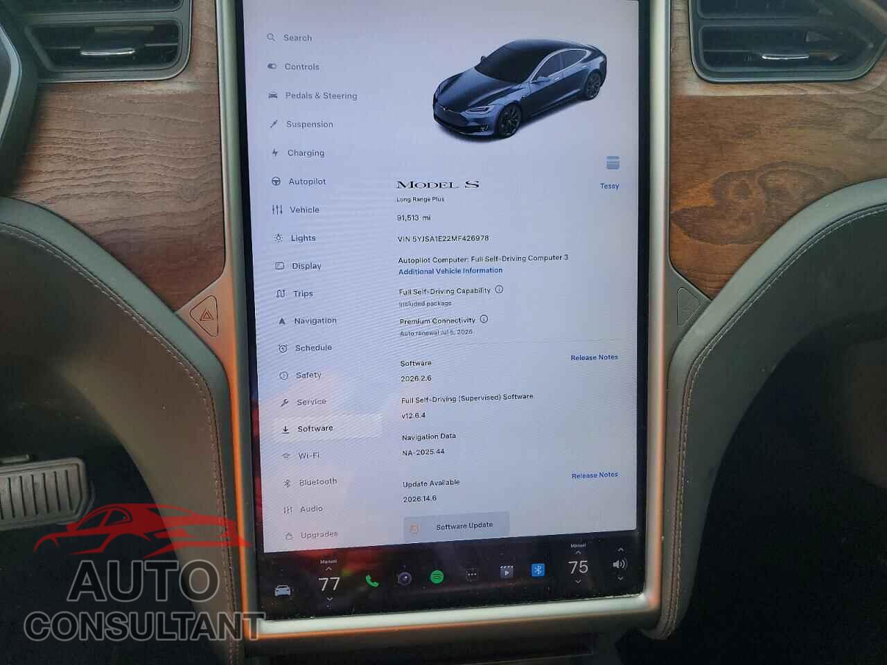 TESLA MODEL S 2021 - 5YJSA1E22MF426978