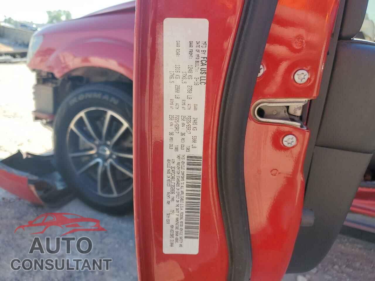 DODGE JOURNEY 2018 - 3C4PDCAB1JT352836