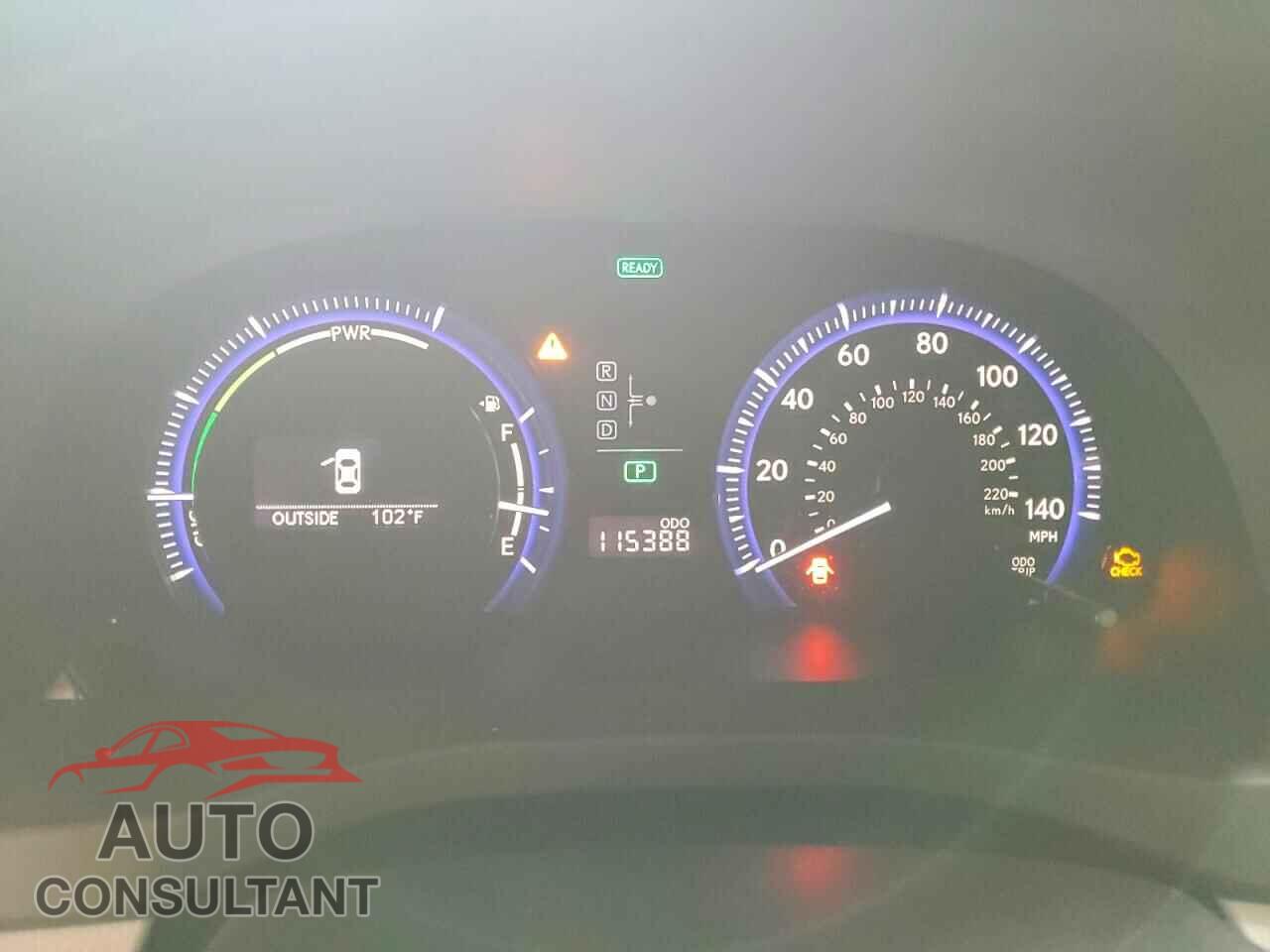 LEXUS HS 2010 - JTHBB1BA8A2002677