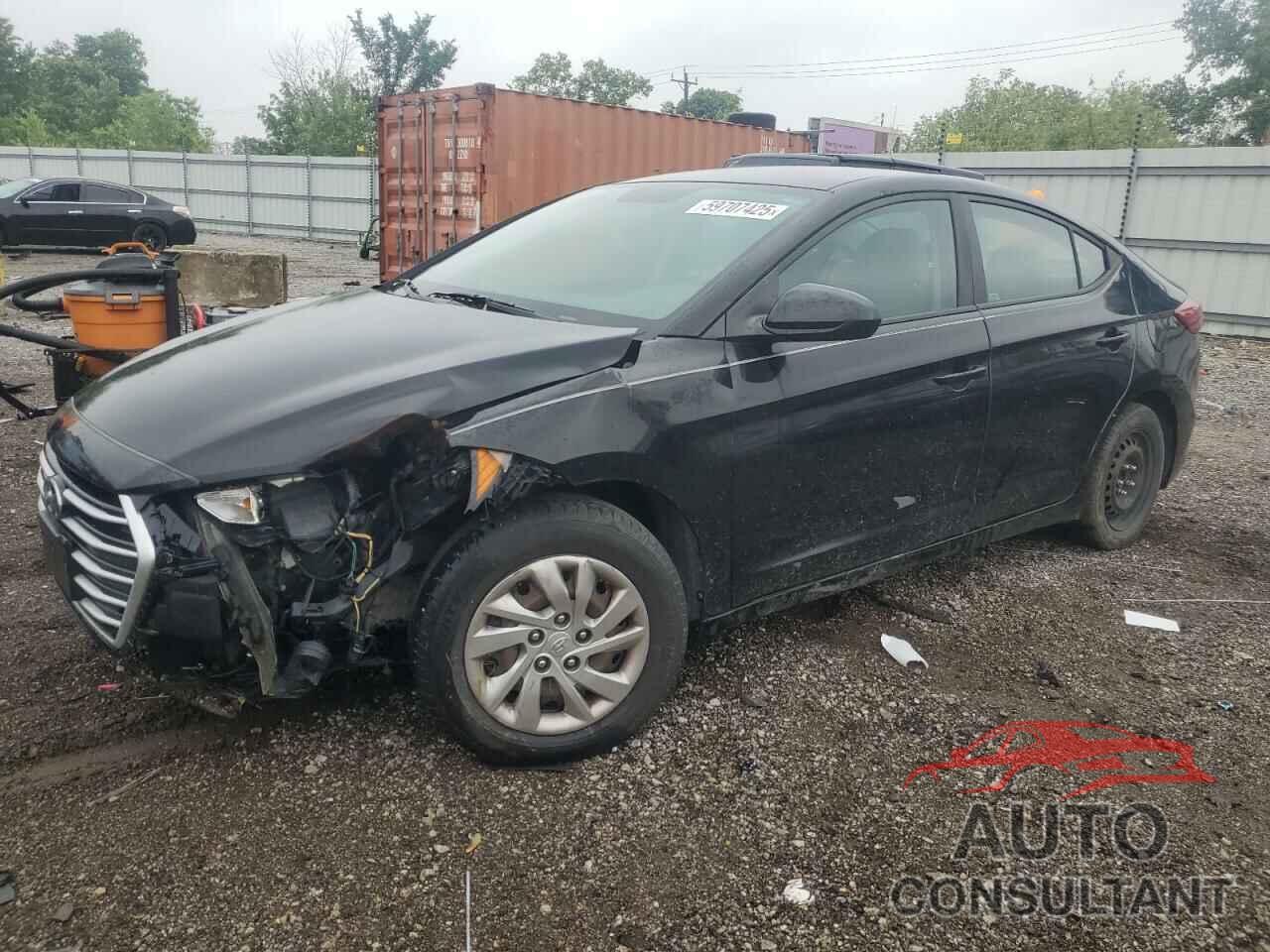 HYUNDAI ELANTRA 2017 - KMHD74LF4HU174657